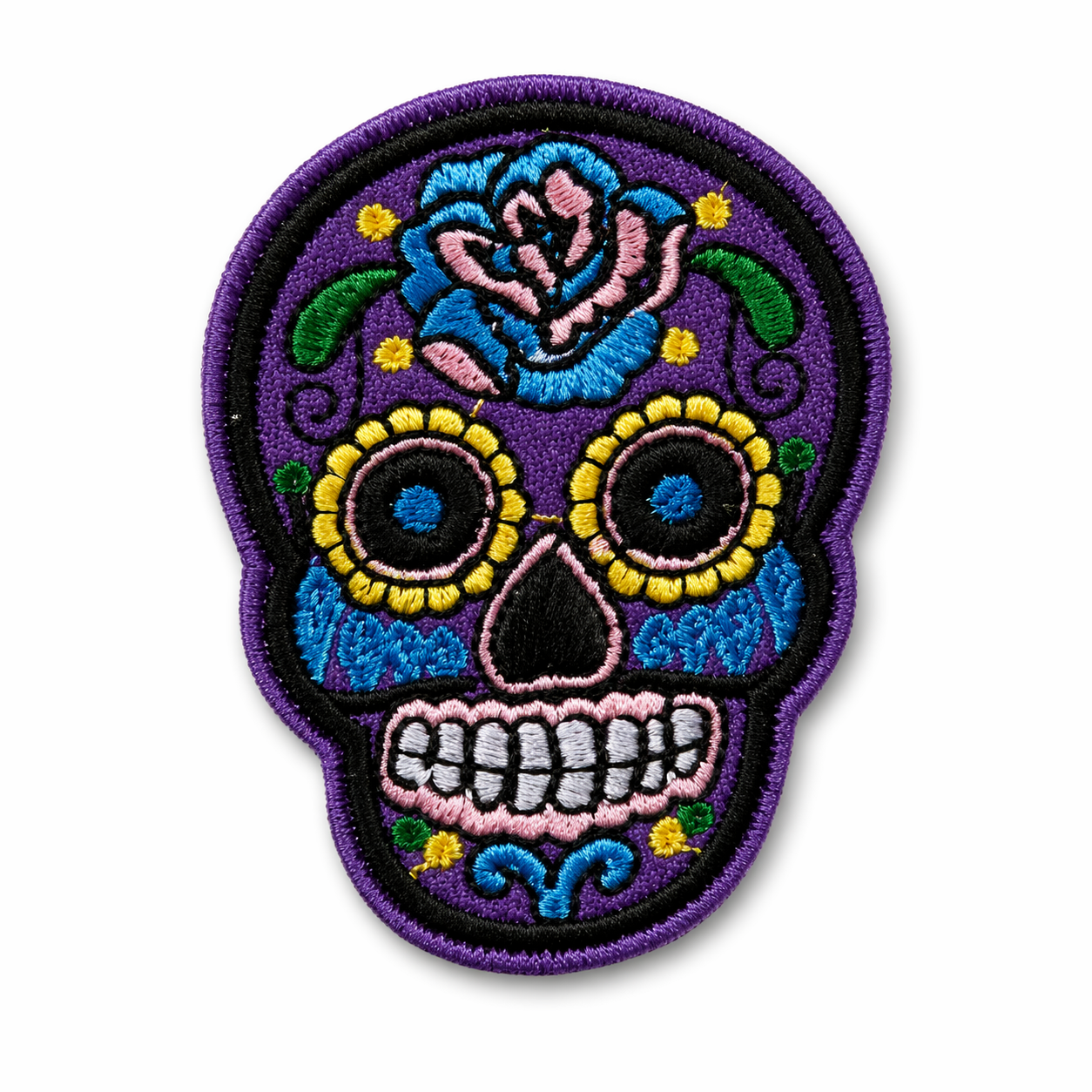 Totenkopf-Set 7 Aufnäher zum Aufbügeln