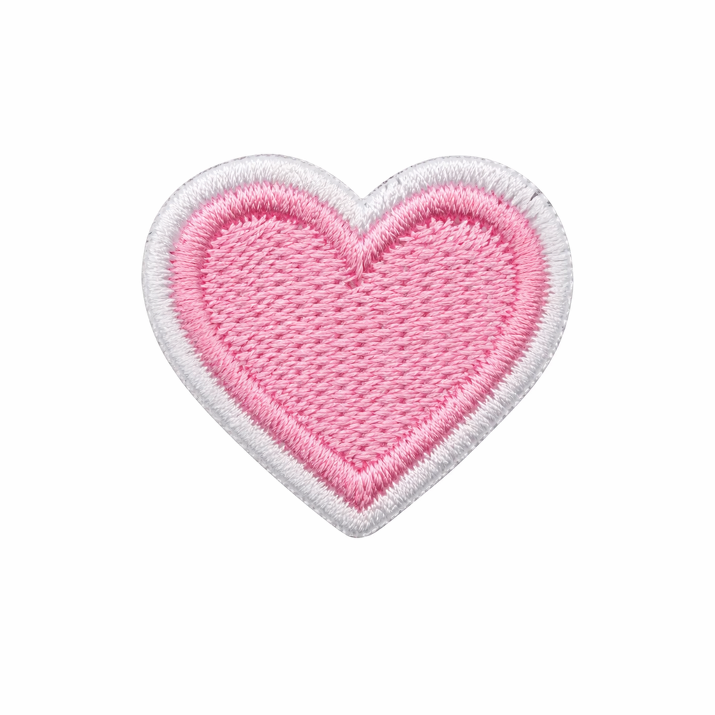 Herz Rosa – Aufnäher zum Aufbügeln