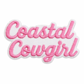 Coastal Cowgirl Rosa – Aufnäher zum Aufbügeln