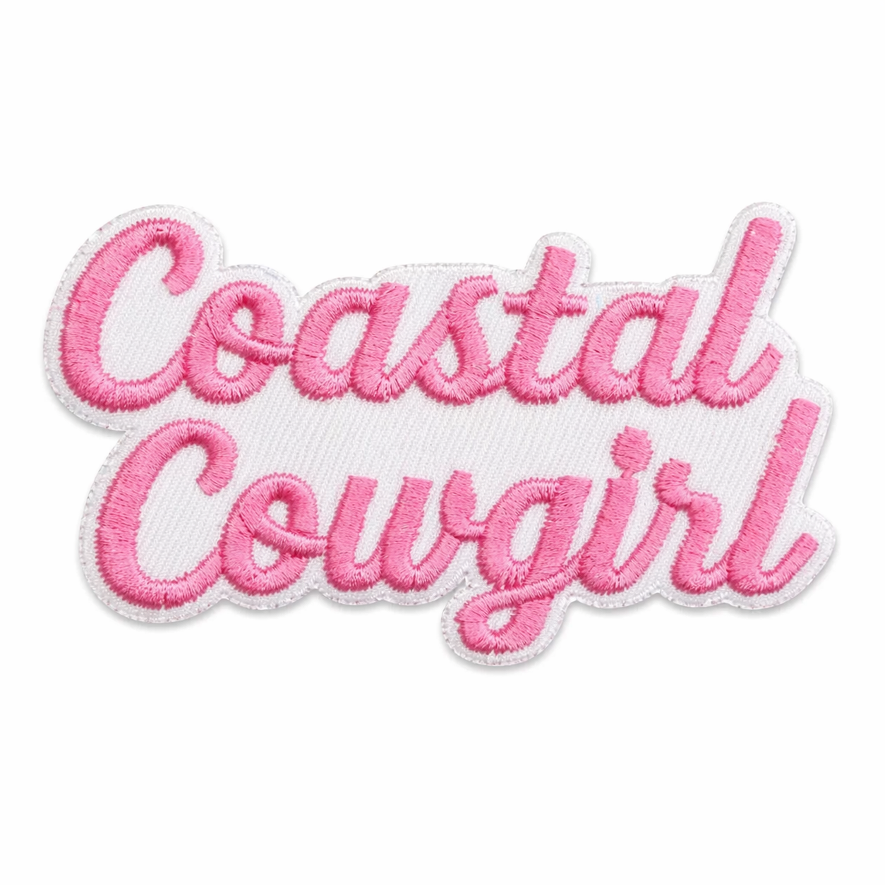 Coastal Cowgirl Rosa – Aufnäher zum Aufbügeln