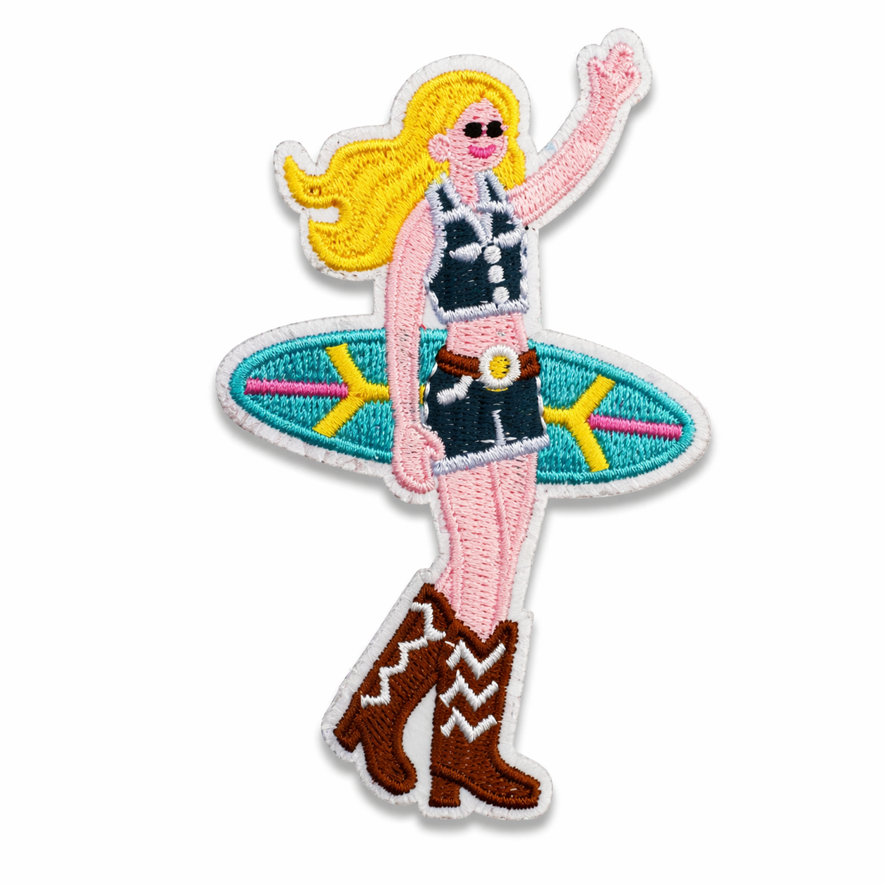 Surf Cowgirl – Aufnäher zum Aufbügeln