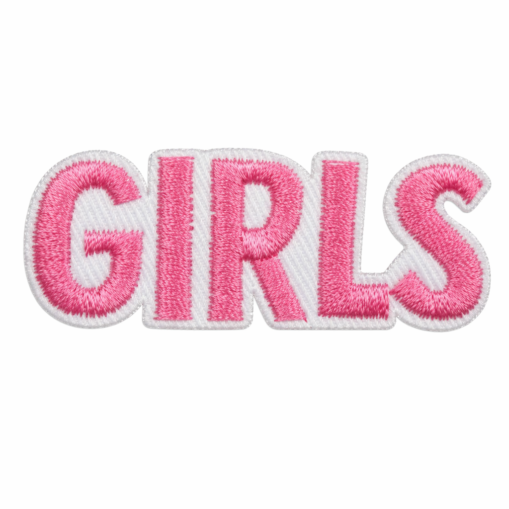 Girls Rosa – Aufnäher zum Aufbügeln