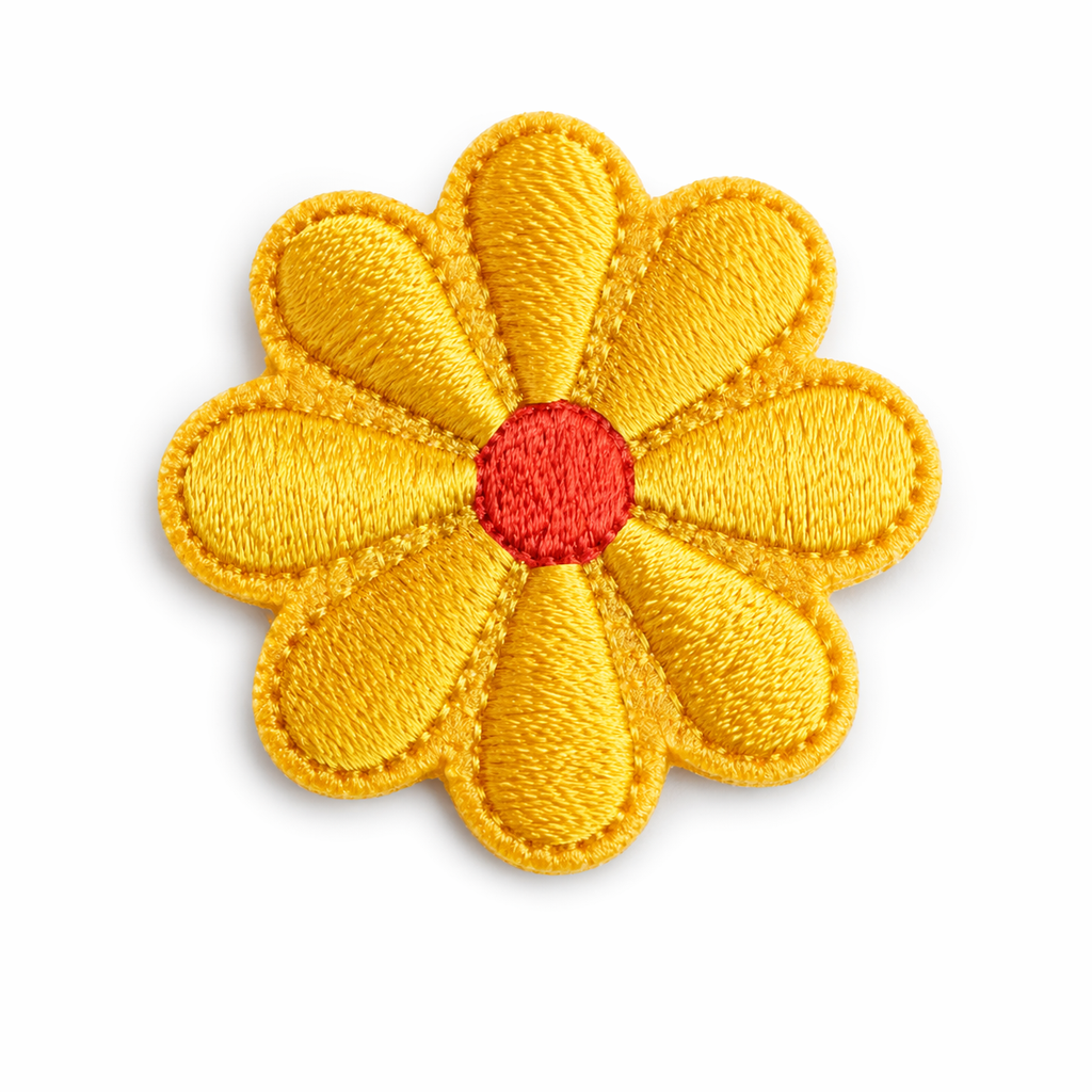 Blume Gelb – Aufnäher zum Aufbügeln