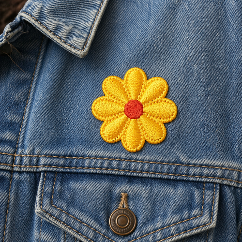 Blume Gelb – Aufnäher zum Aufbügeln
