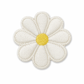 Blume Weiß – Aufnäher zum Aufbügeln