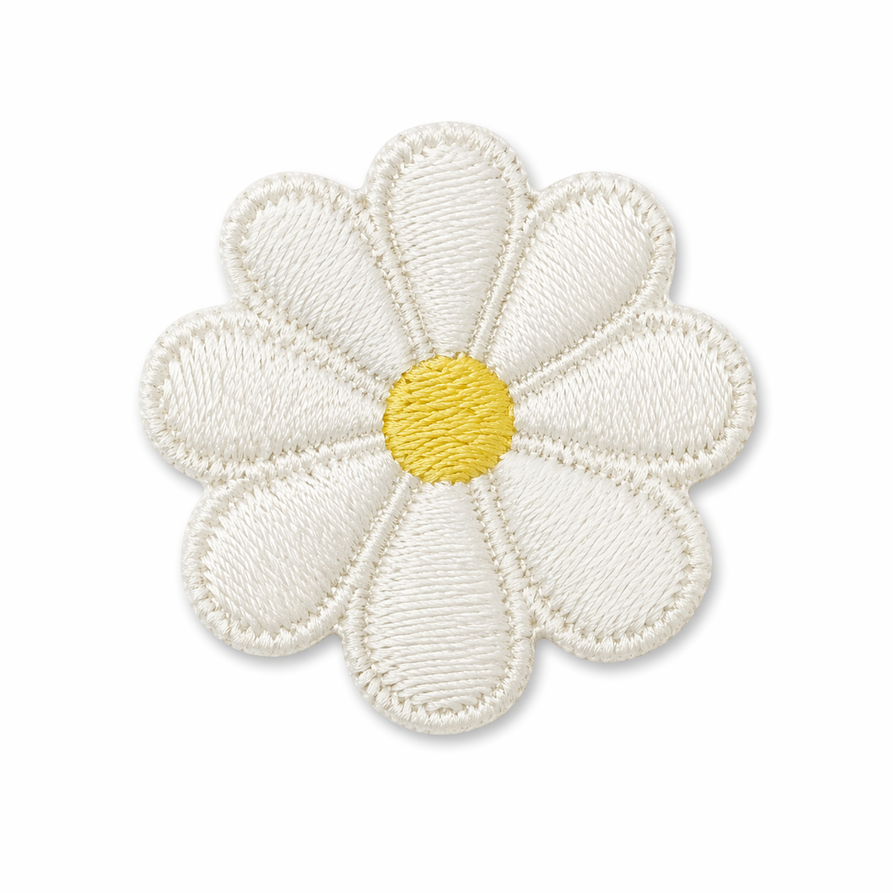 Blume Beige – Aufnäher zum Aufbügeln