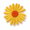 Glücksblume Gelb – Aufnäher zum Aufbügeln