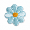 Blume Türkis – Aufnäher zum Aufbügeln