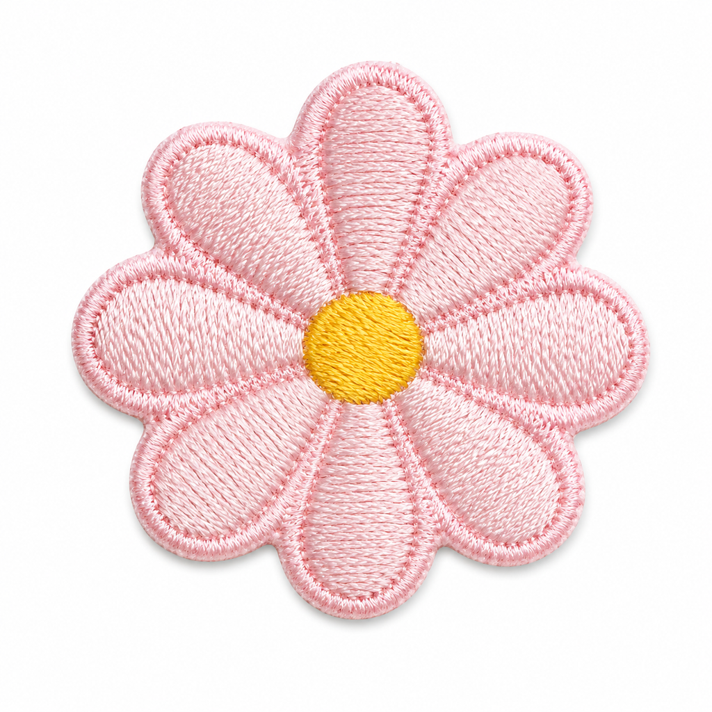 Blume Rosa – Aufnäher zum Aufbügeln
