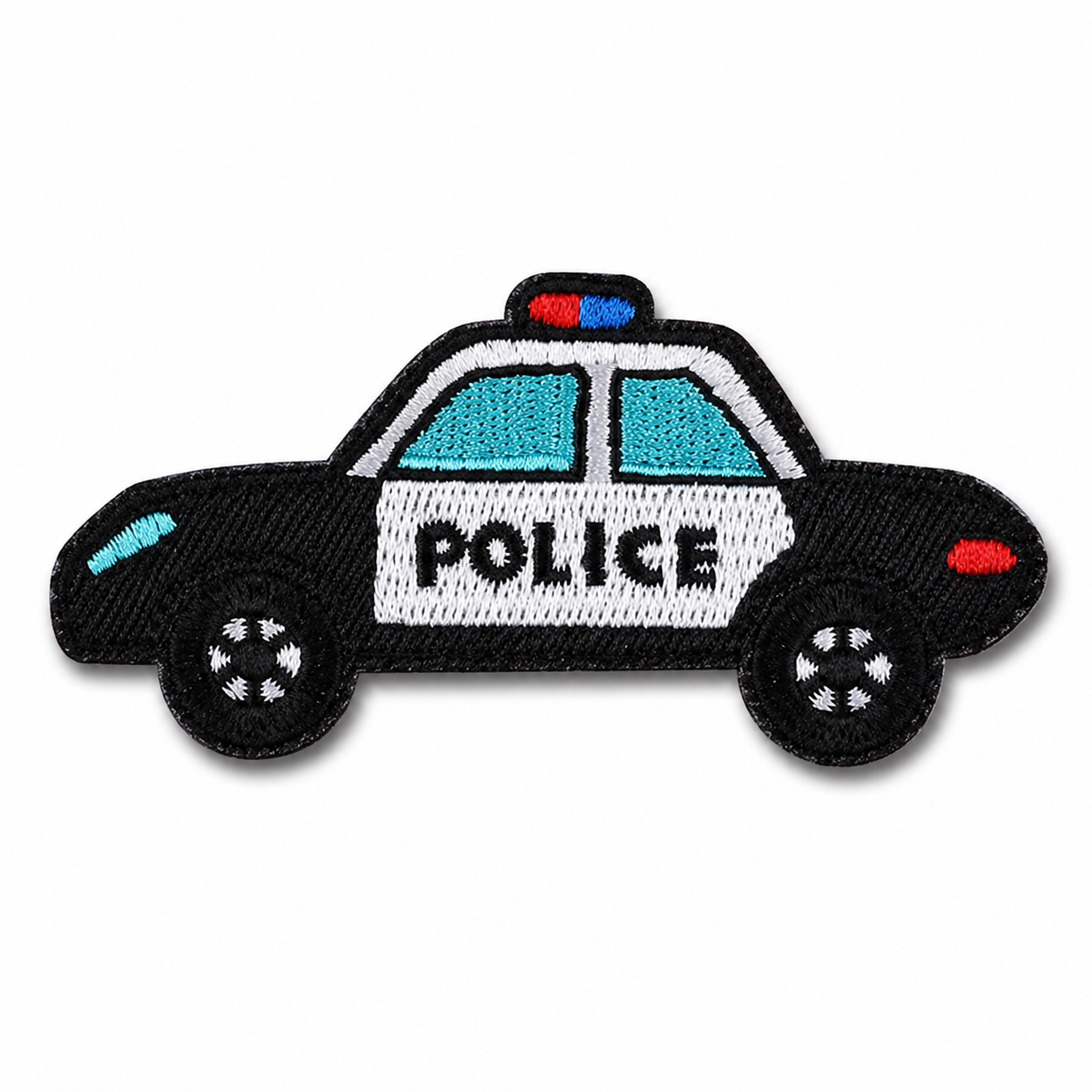 Polizeiauto – Aufnäher zum Aufbügeln