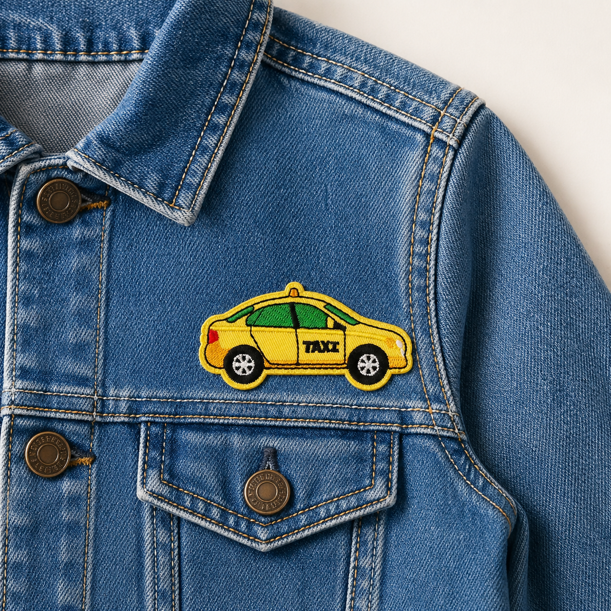 Taxi Gelb – Aufnäher zum Aufbügeln