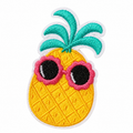 Ananas mit Sonnenbrille – Aufnäher zum Aufbügeln