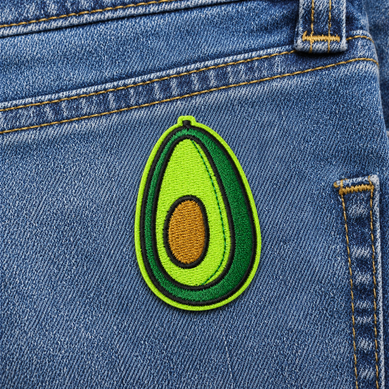 Avocado – Aufnäher zum Aufbügeln