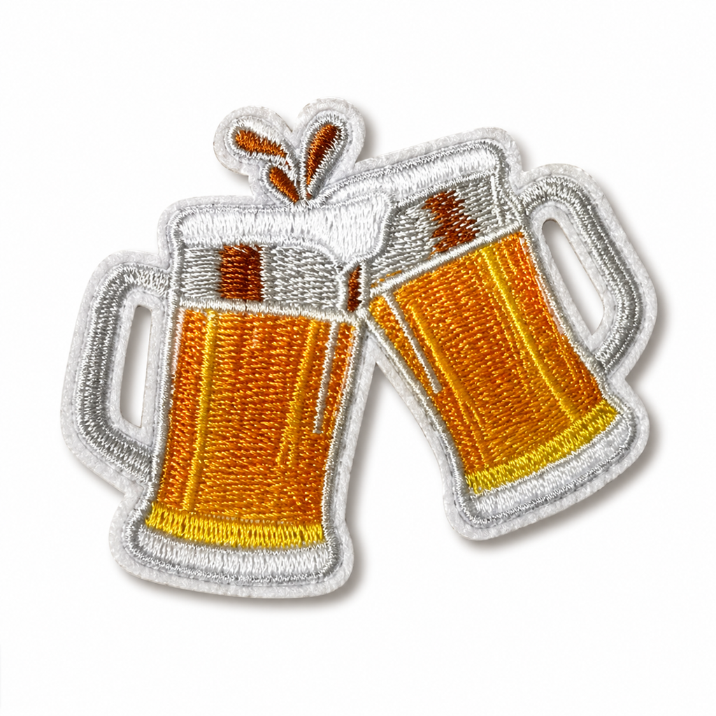 Bierkrüge – Aufnäher zum Aufbügeln