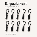 Reißverschluss-Zipper für besseren Griff – 10er-Pack