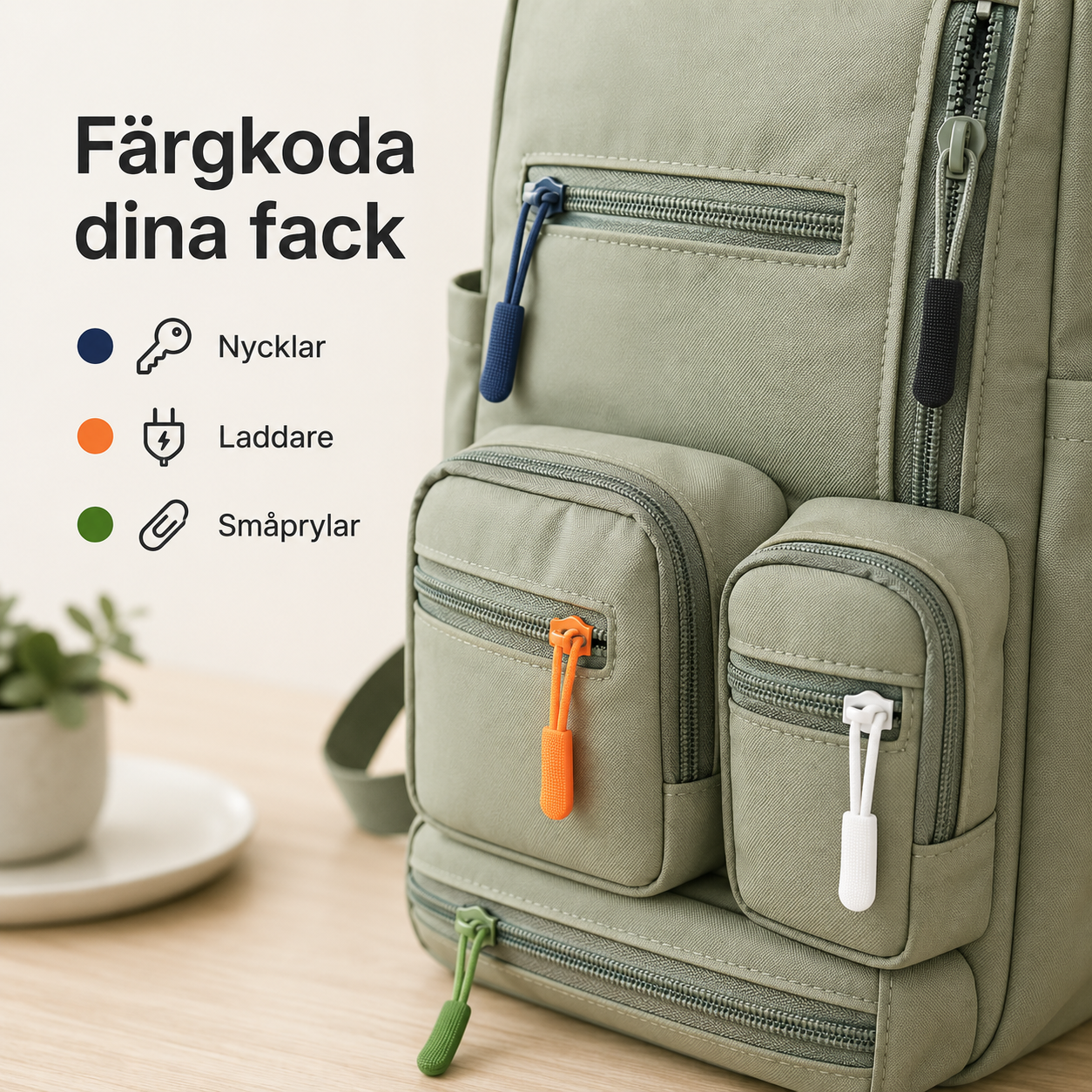 Reißverschluss-Zipper für besseren Griff – 10er-Pack