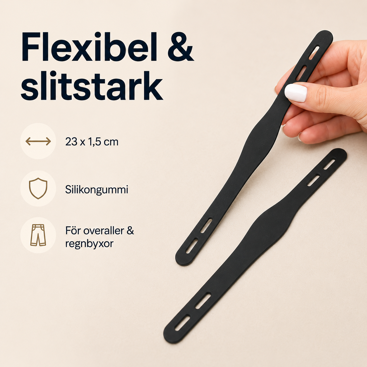 Fußschlaufen für Schneeanzug und Regenhose – 2er-Pack