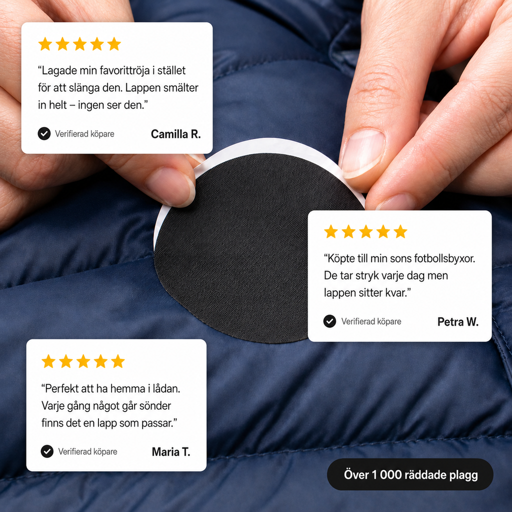 Selbstklebende Flicken für Daunenjacken