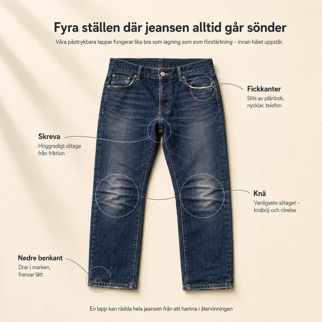 Bügelflicken für Jeans