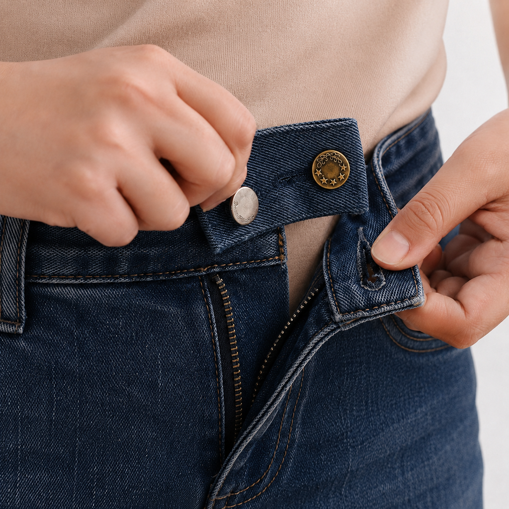 Bundverlängerung 4er-Pack – mehr Platz in der Hose in Sekunden