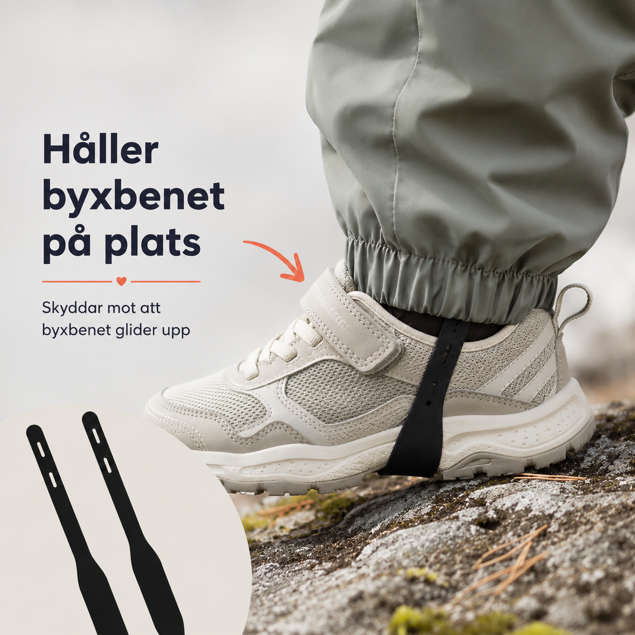 Fußschlaufen für Schneeanzug und Regenhose – 2er-Pack